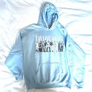 Taylor Swift Light Blue Eras Hoodie